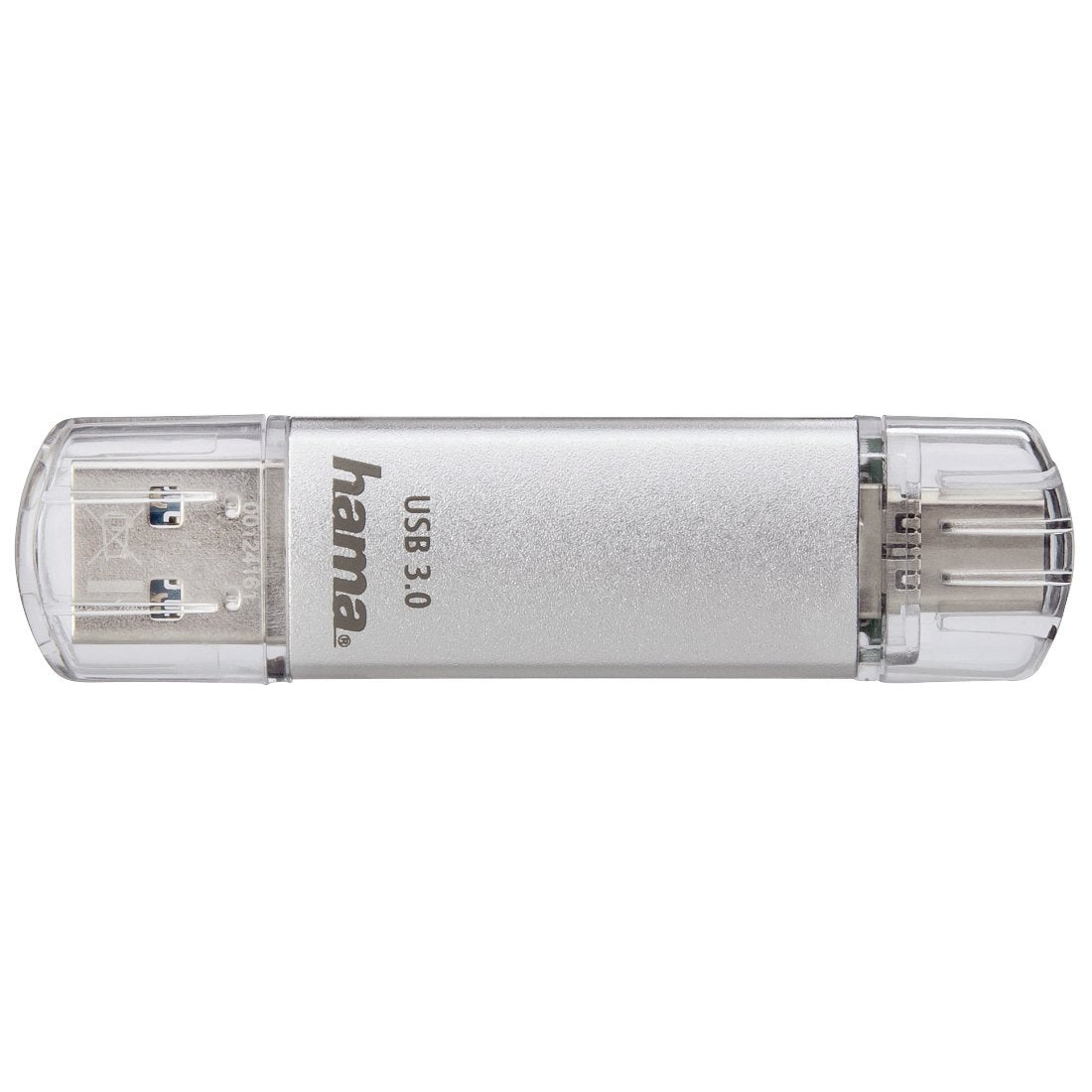 Hama Laeta Memoria Pendrive Usb 3.0 Con Tapa - 128gb De Capacidad - 40mb/S De Transferencia - Funcion Otg - Usb-C -