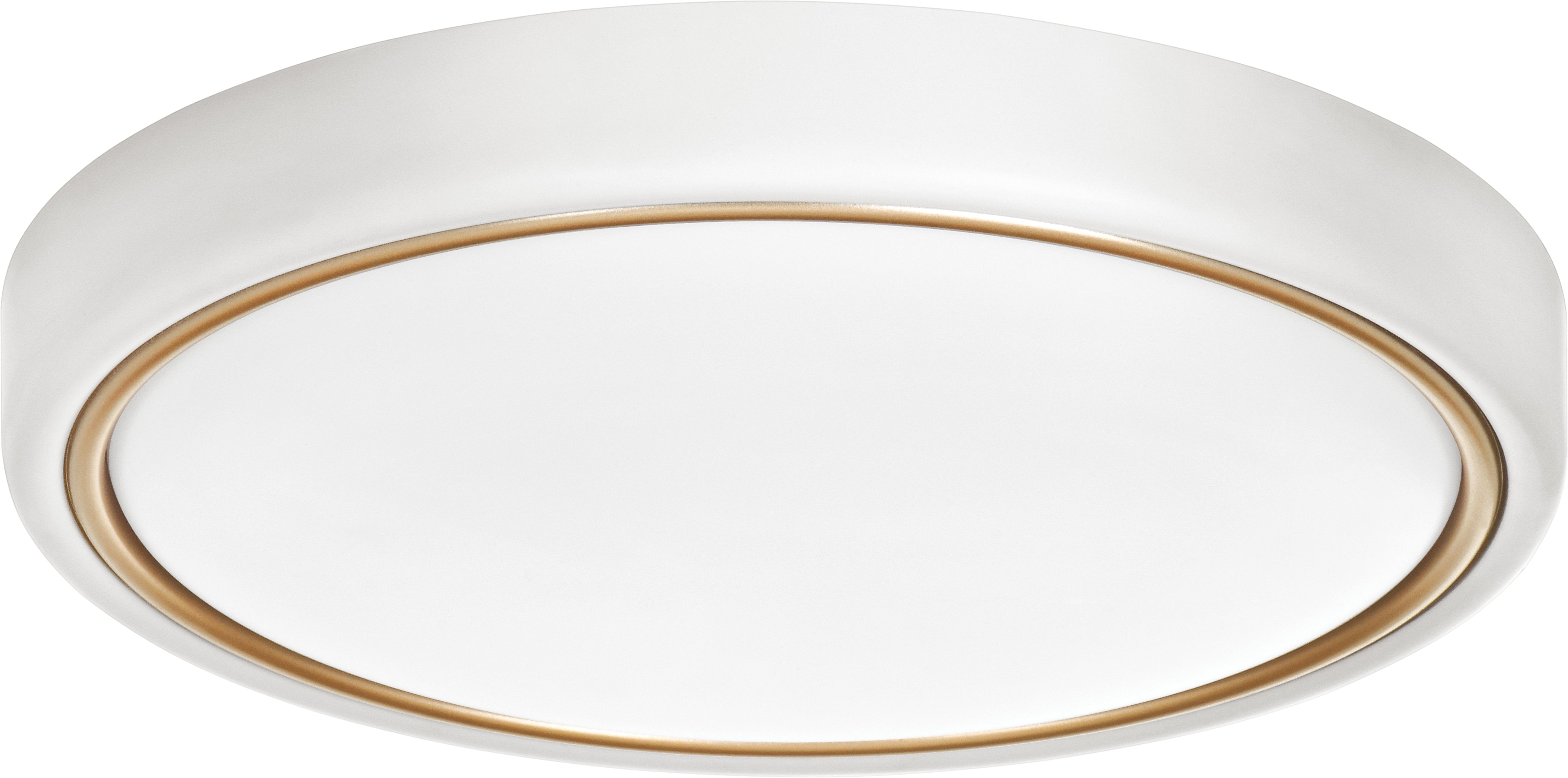 Plafón Led Activejet Aje-Verdi W/G Blanco/Oro 23w