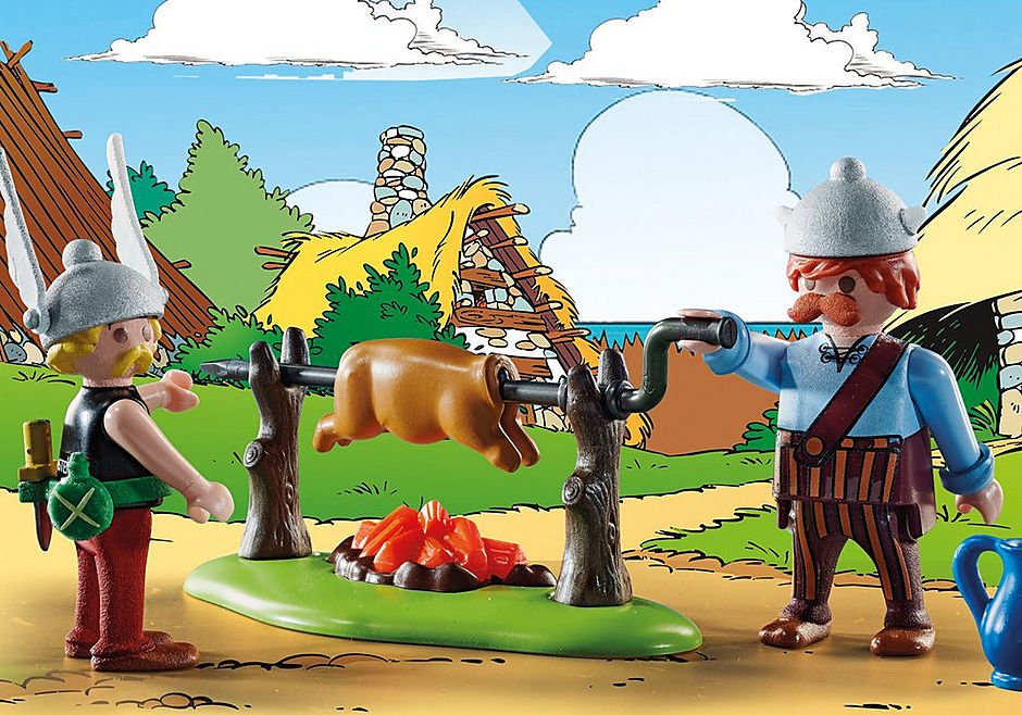 Playmobil 70931 Asterix: Banquete De La Aldea