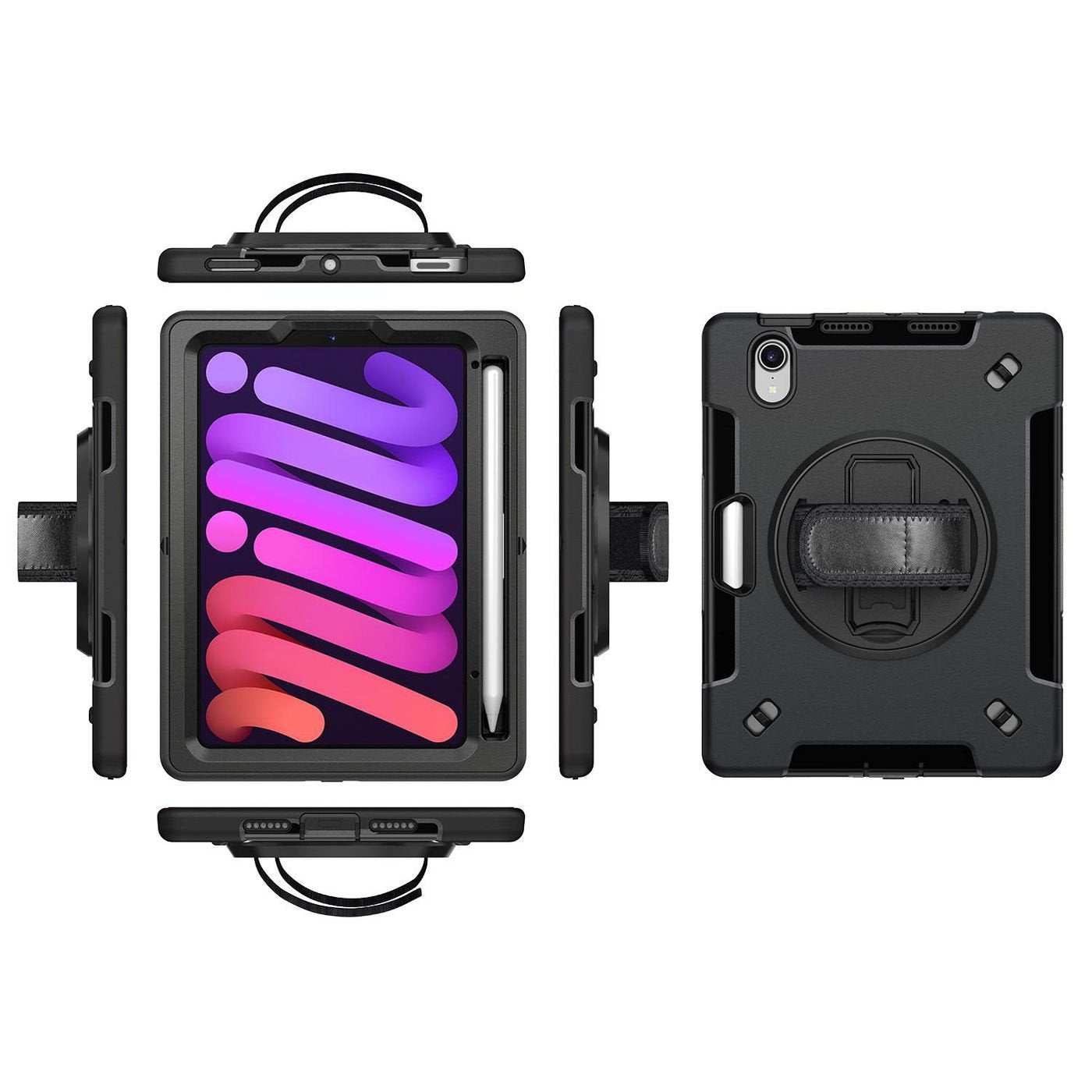 Ipad Mini 7/Mini 6 Ohio Defender Case With Hand Strap