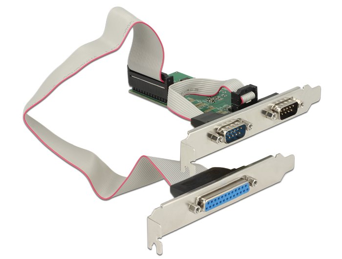 Tarjeta Pci Expr Delock 2x D-Sub9 + 1x D-Sub25