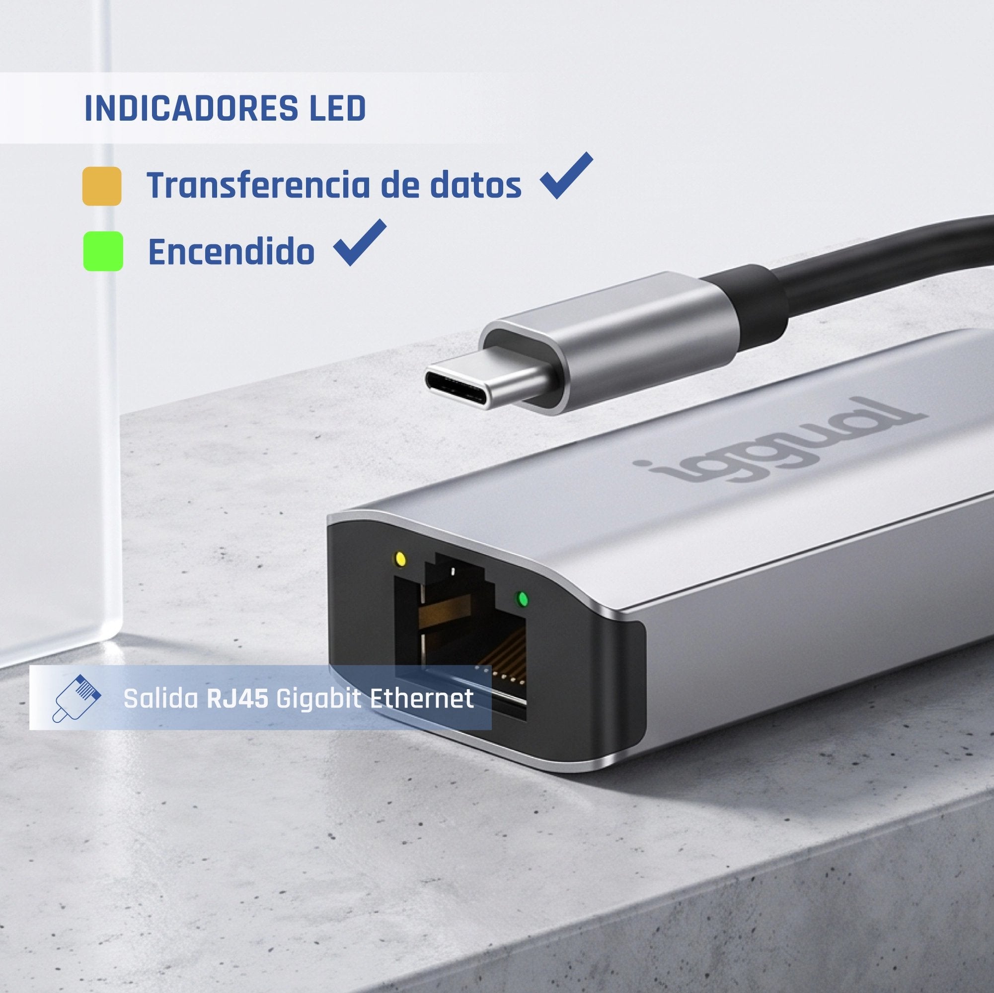 EAN 8435364317693 - iggual IGG317693 adaptador y tarjeta de red Ethernet 1000 Mbit/s imagen 9