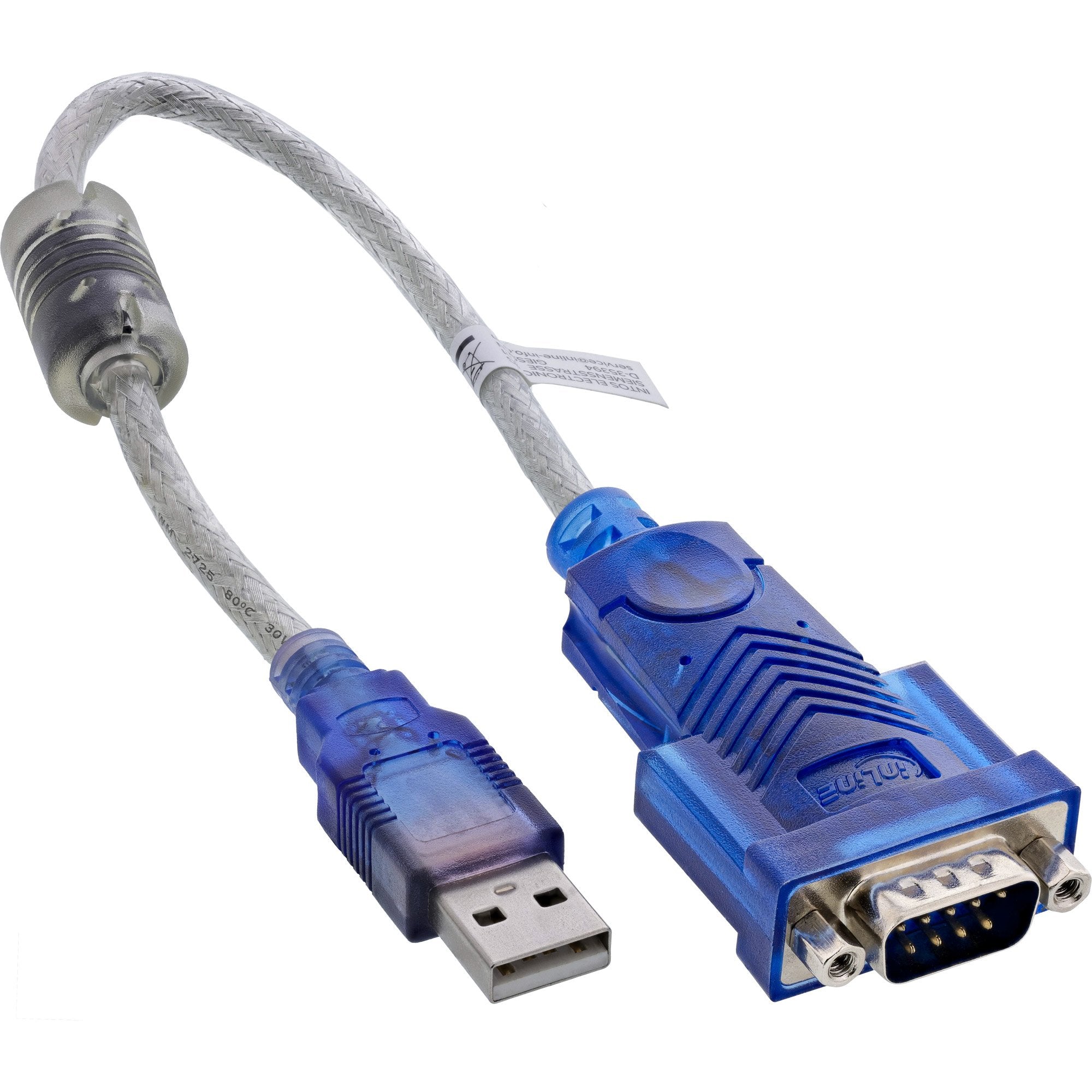 Inline Usb A Sub-D Adaptador Serial De 9 Pines Premium