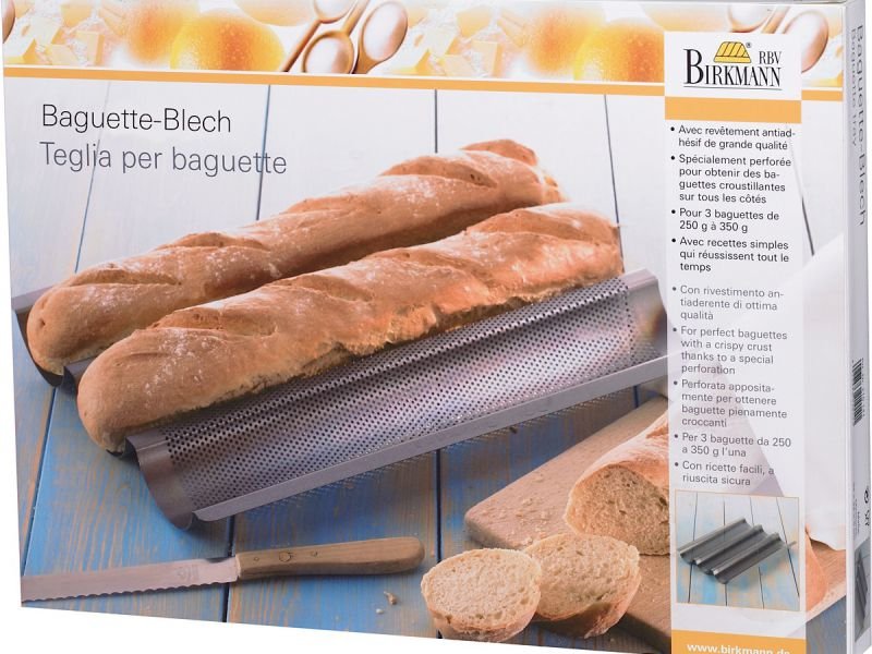 Birkmann 210141 Baguette-Blech, 38.5 X 28 Cm