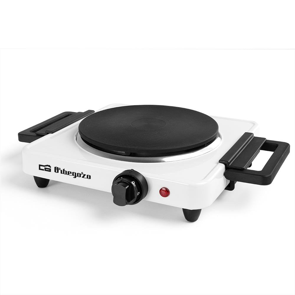 Orbegozo Pe 2715 Placa Electrica Plegable - Potente Y Segura Para Cocinar Con Comodidad En Cualquier Lugar - Asas