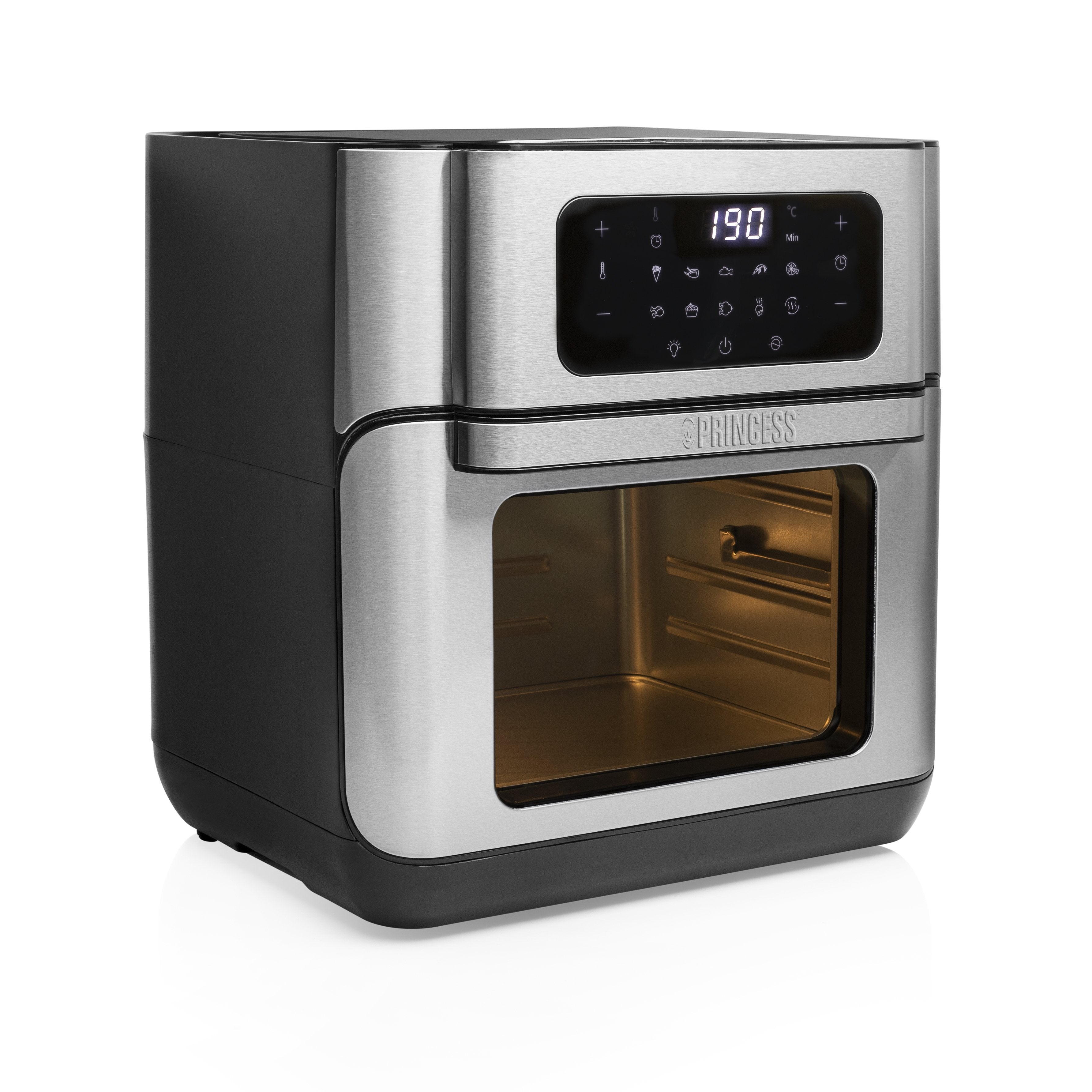 EAN 8713016091451 - Princess 182065 Sencillo 10 L Independiente 1500 W Freidora de aire caliente Plata imagen 29