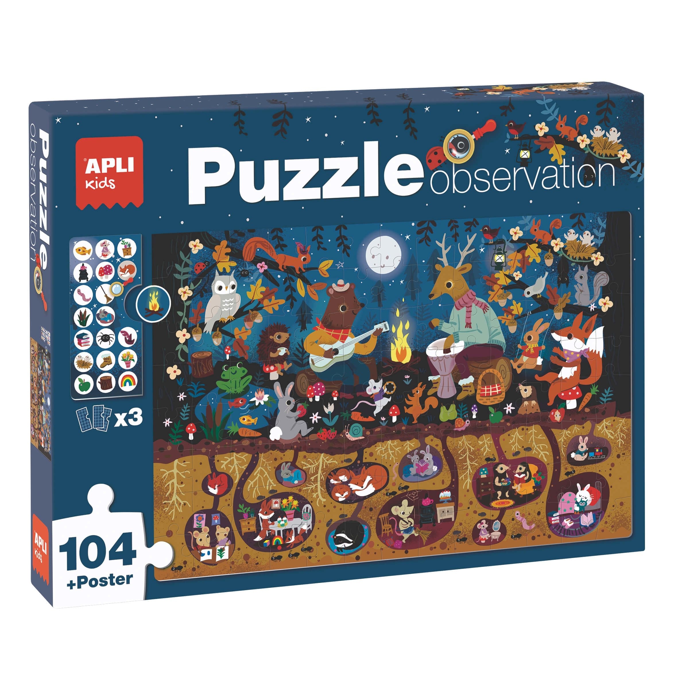 EAN 8410782185079 - APLI 18507 puzzle 104 pieza(s) imagen 1