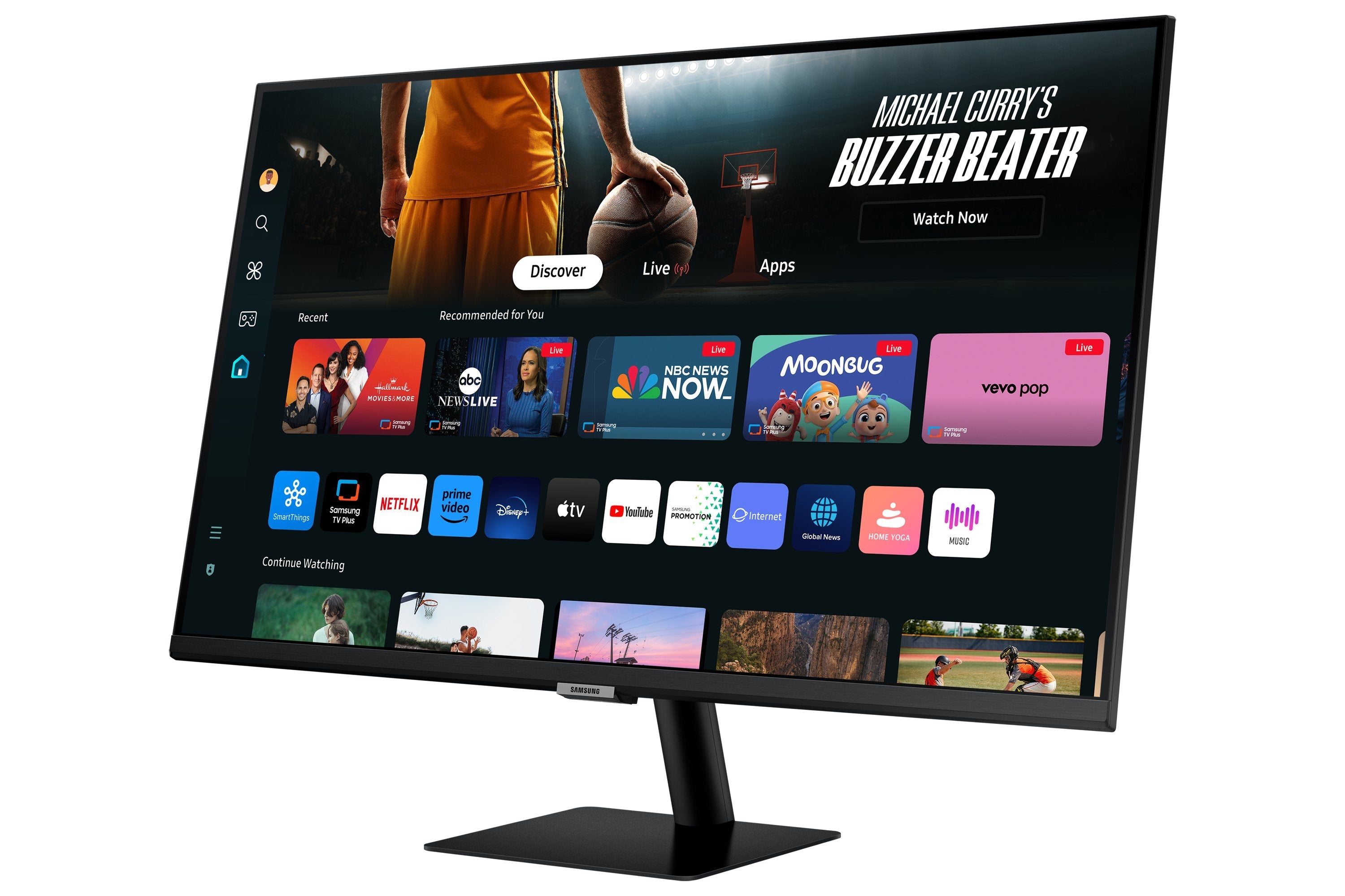 Monitor Samsung M70d 32" 3840 X 2160 Pixeles 4k Ultra Hd Led Negro