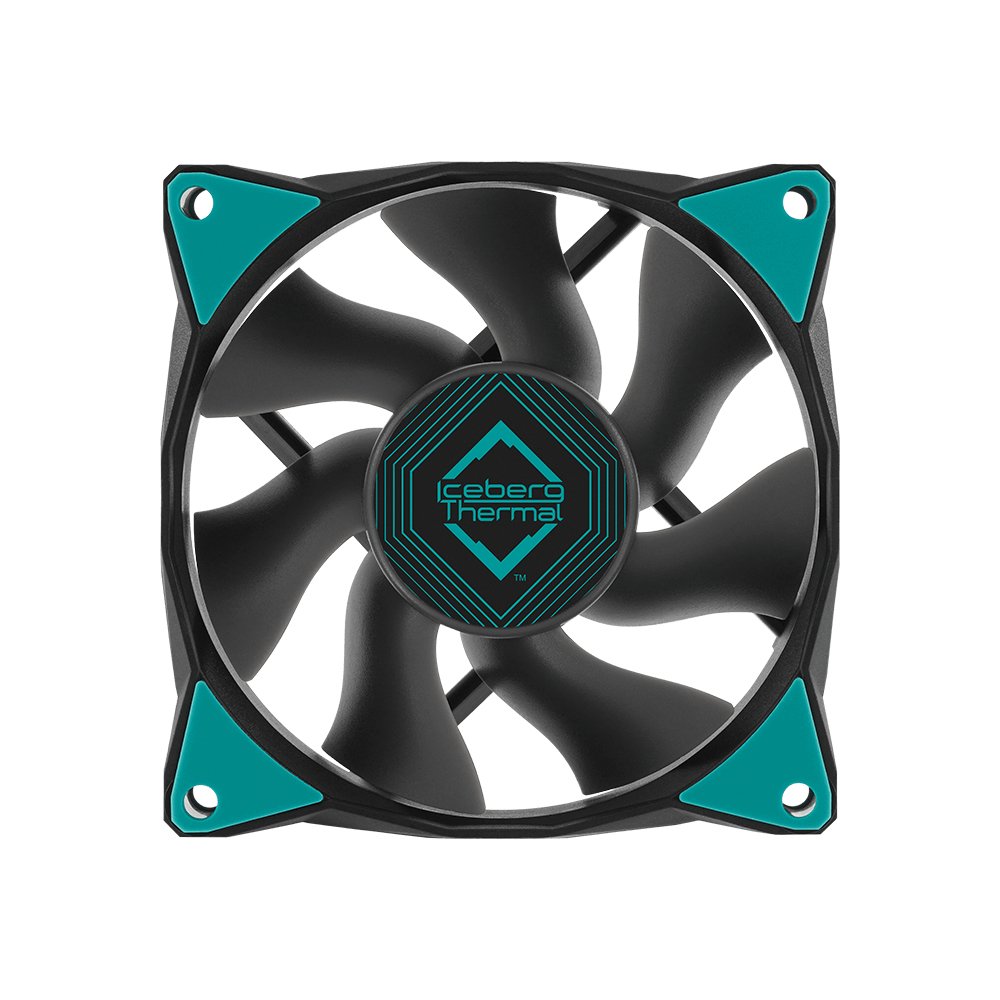 EAN 1230000071024 - Iceberg Thermal IceGALE Carcasa del ordenador Ventilador 8 cm Negro 1 pieza(s) imagen 1