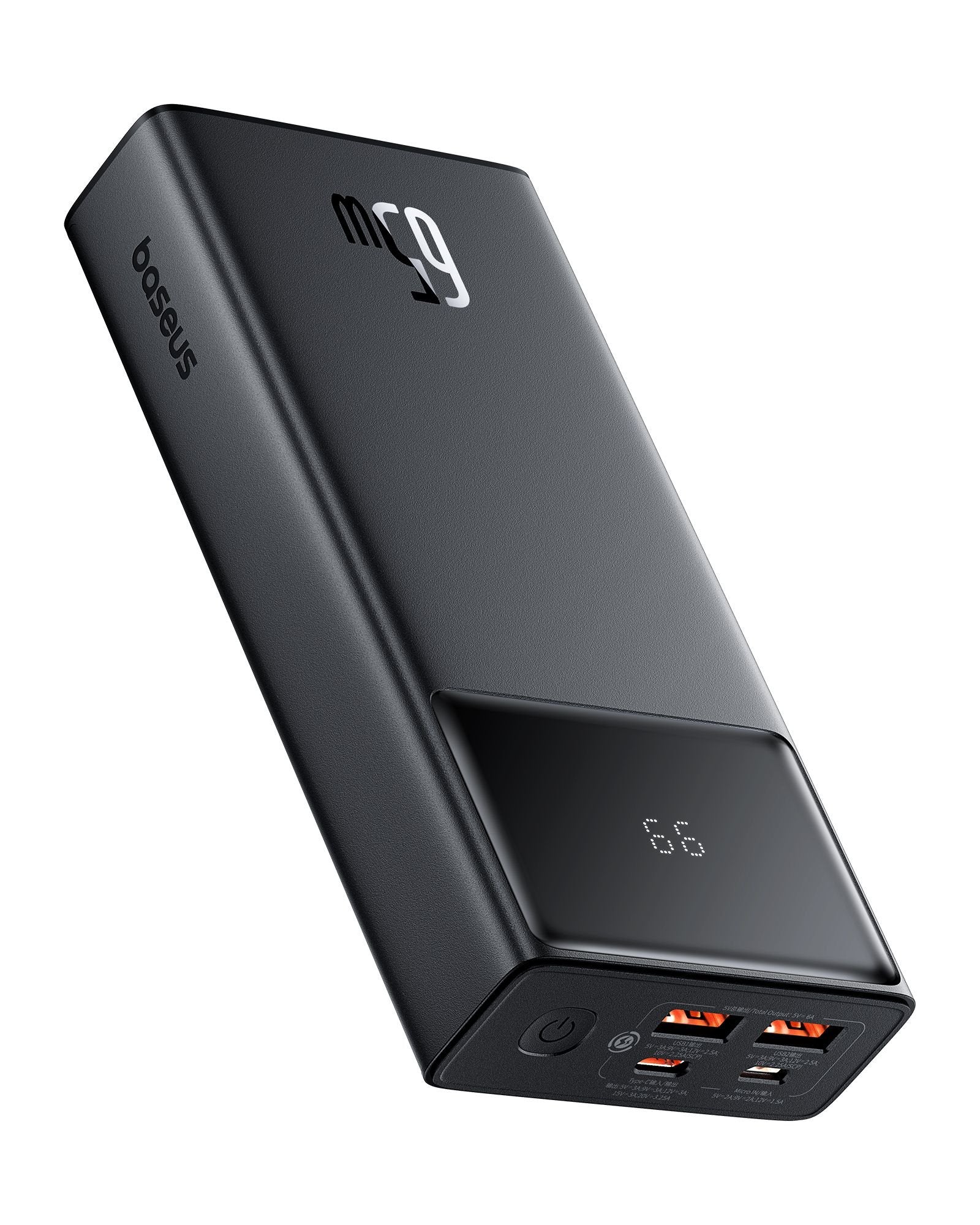 EAN 6932172634940 - Baseus STAR LORD OVERSEAS EDITION 20.000 MAH DIGITAL DISPLAY POWERBANK 65W-SIYAH Polímero de litio 20000 imagen 1