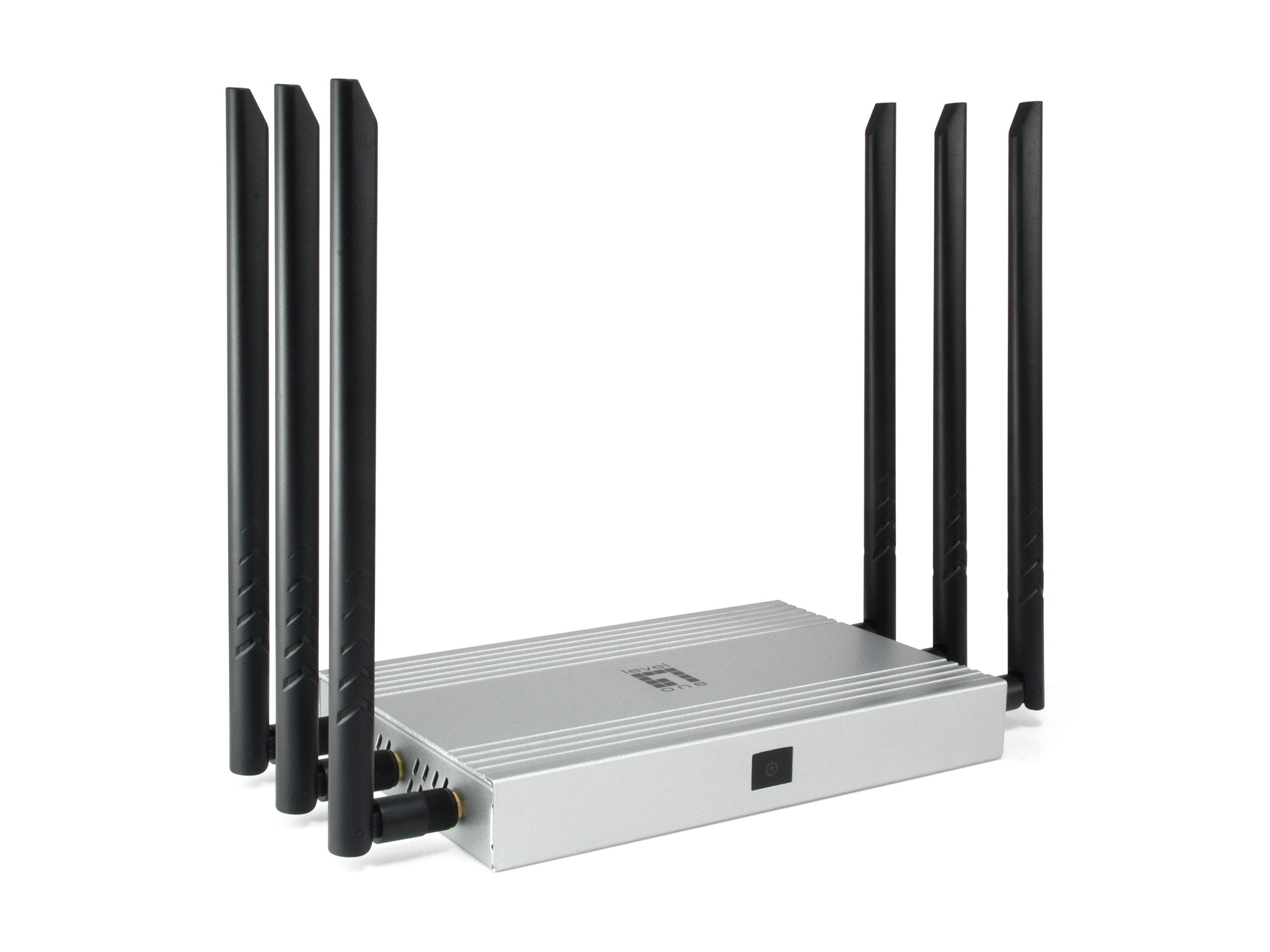 Punto De Acceso Dualband Level One Ac1200 300mb En 2,4ghz Y 867mb En 5ghz Poe Switch 5 Puertos Gigabit 1 Puerto Usb Wap-8021