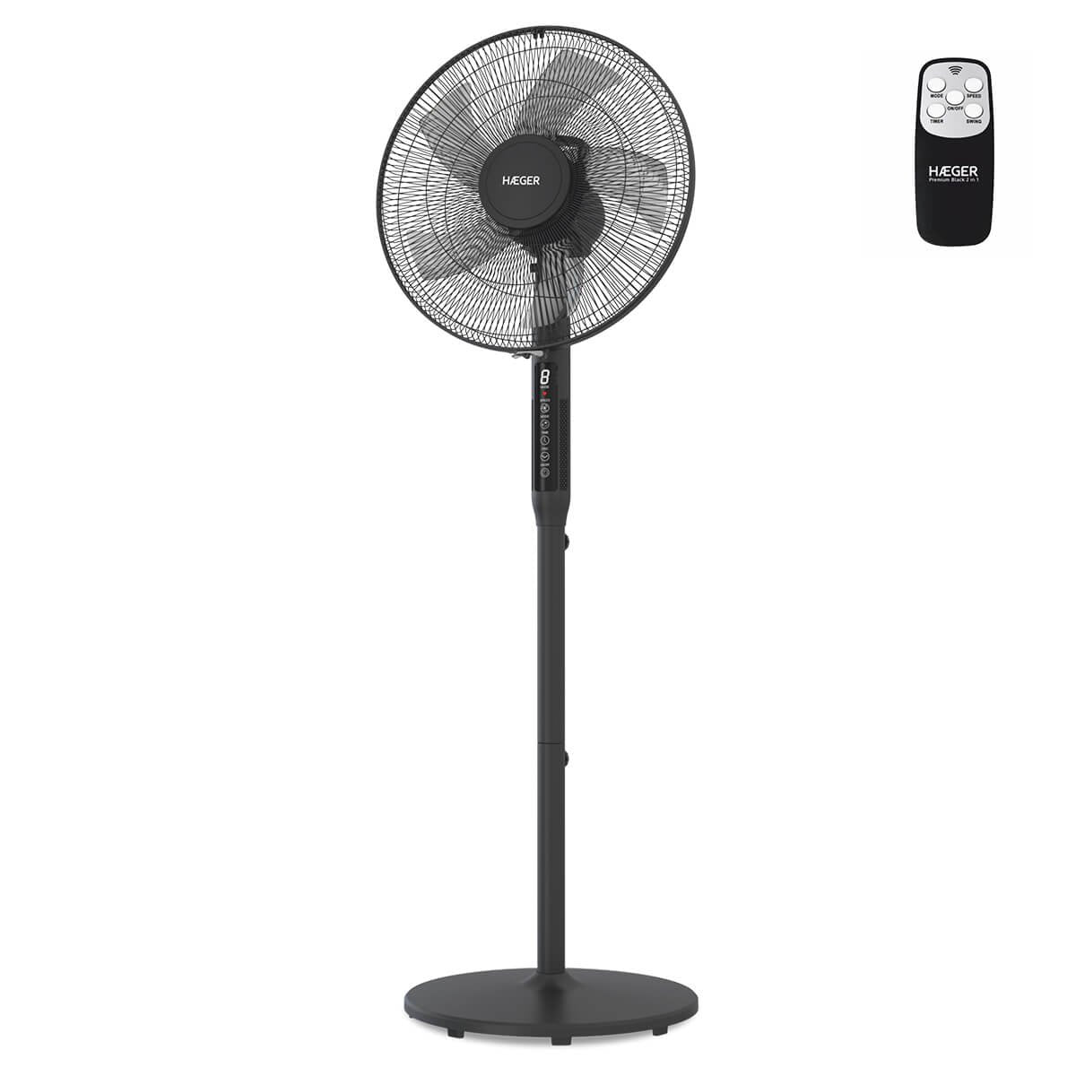 EAN 5608475027710 - Haeger SF-16R.013A ventilador Negro imagen 1