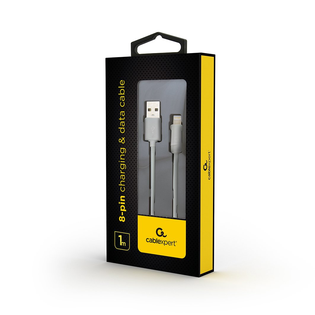 Gembird Cable Usb -> Ligthning 8-Pin Sync And Charging , Blanco, 1m