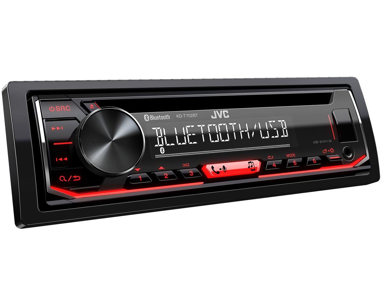 EAN 4975769455155 - JVC KD-T702BT Negro 200 W Bluetooth imagen 2