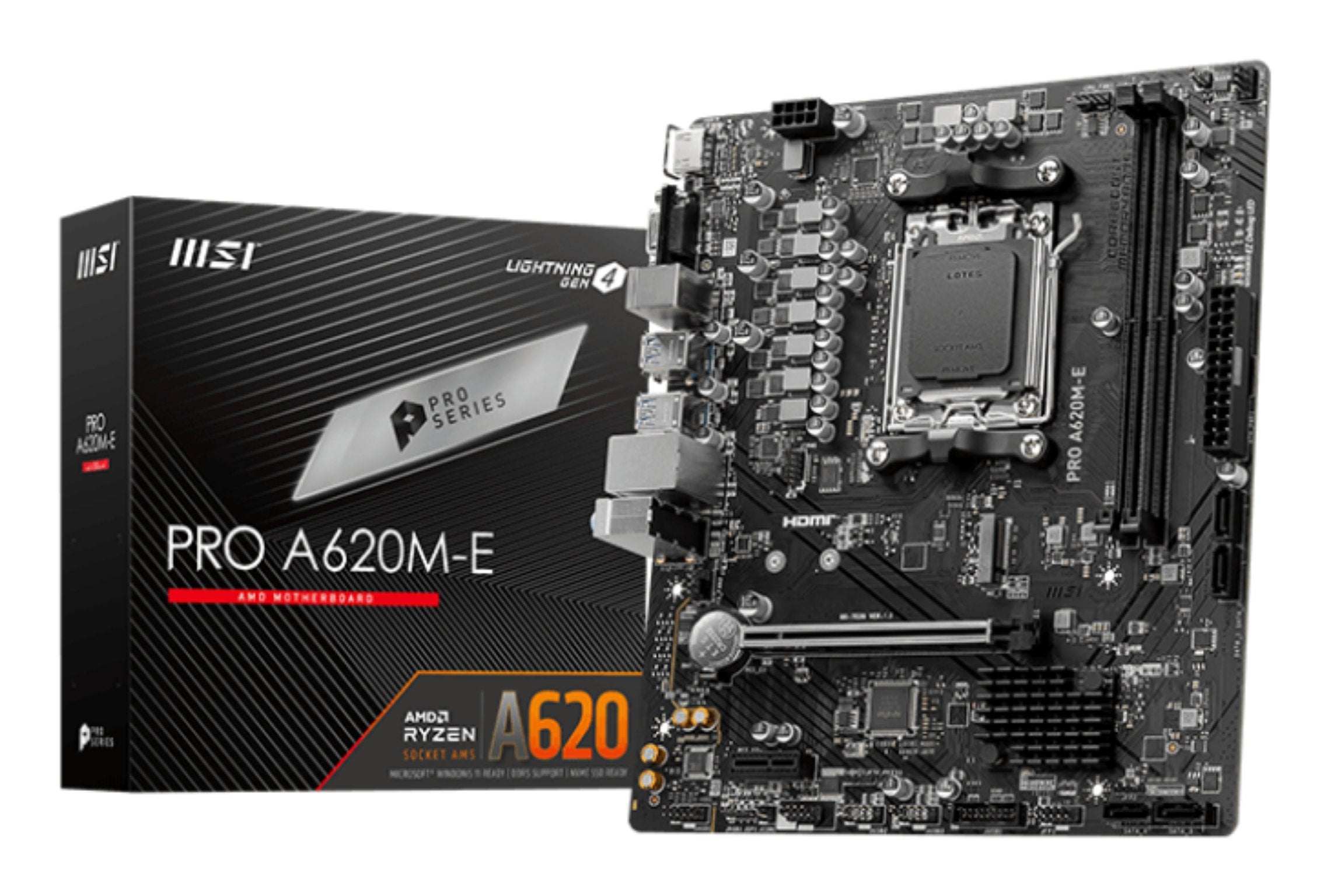 Placa Base Msi A620m-E A620,Am5,Matx,Amd