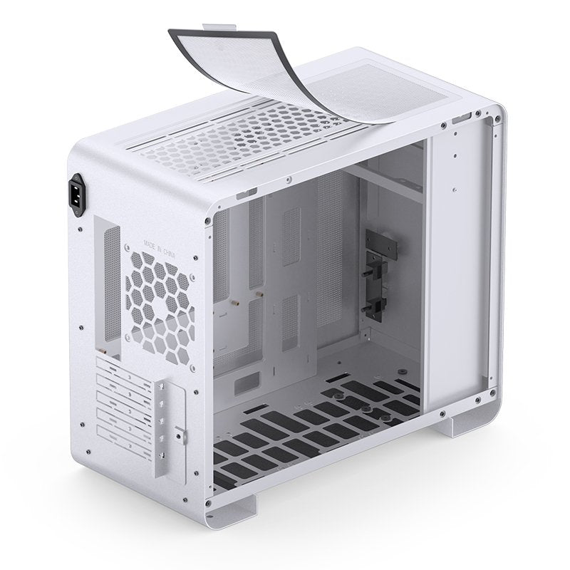 Jonsbo U4 Mini Micro-Atx-Gehäuse, Temperojo Glass - Blanco