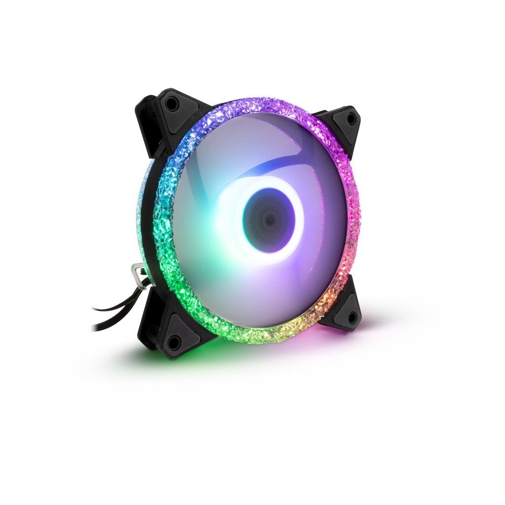 Ventilador Inter-Tech 120 * 120 * 25 Argus Rgb-Fan Set Rs-07, 3x Led Al Retail