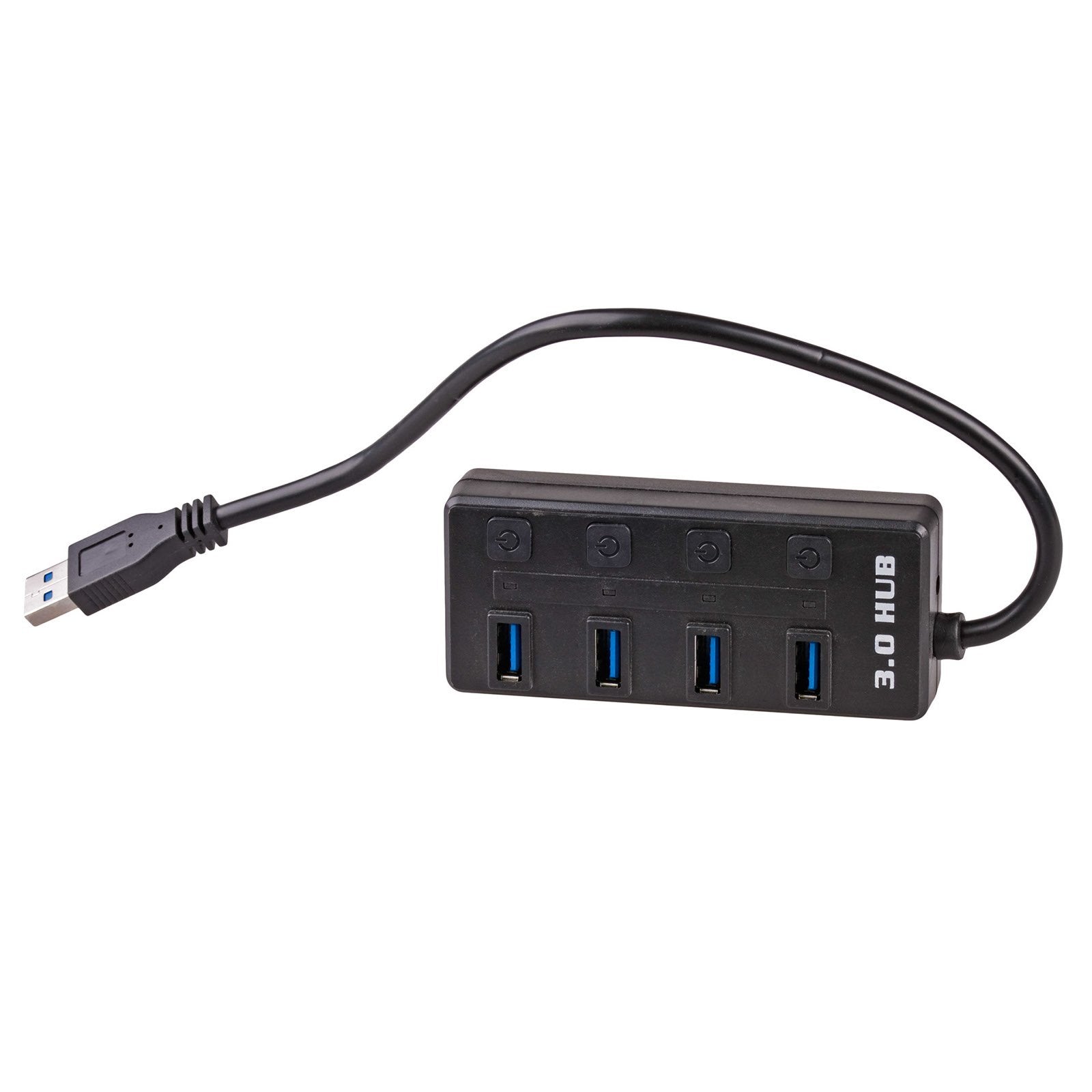 Hub De Interfaz Akyga Ak-Ad-33 Usb 3.2 Gen 1 (3.1 Gen 1) Tipo-A 500 Mbit / S Negro