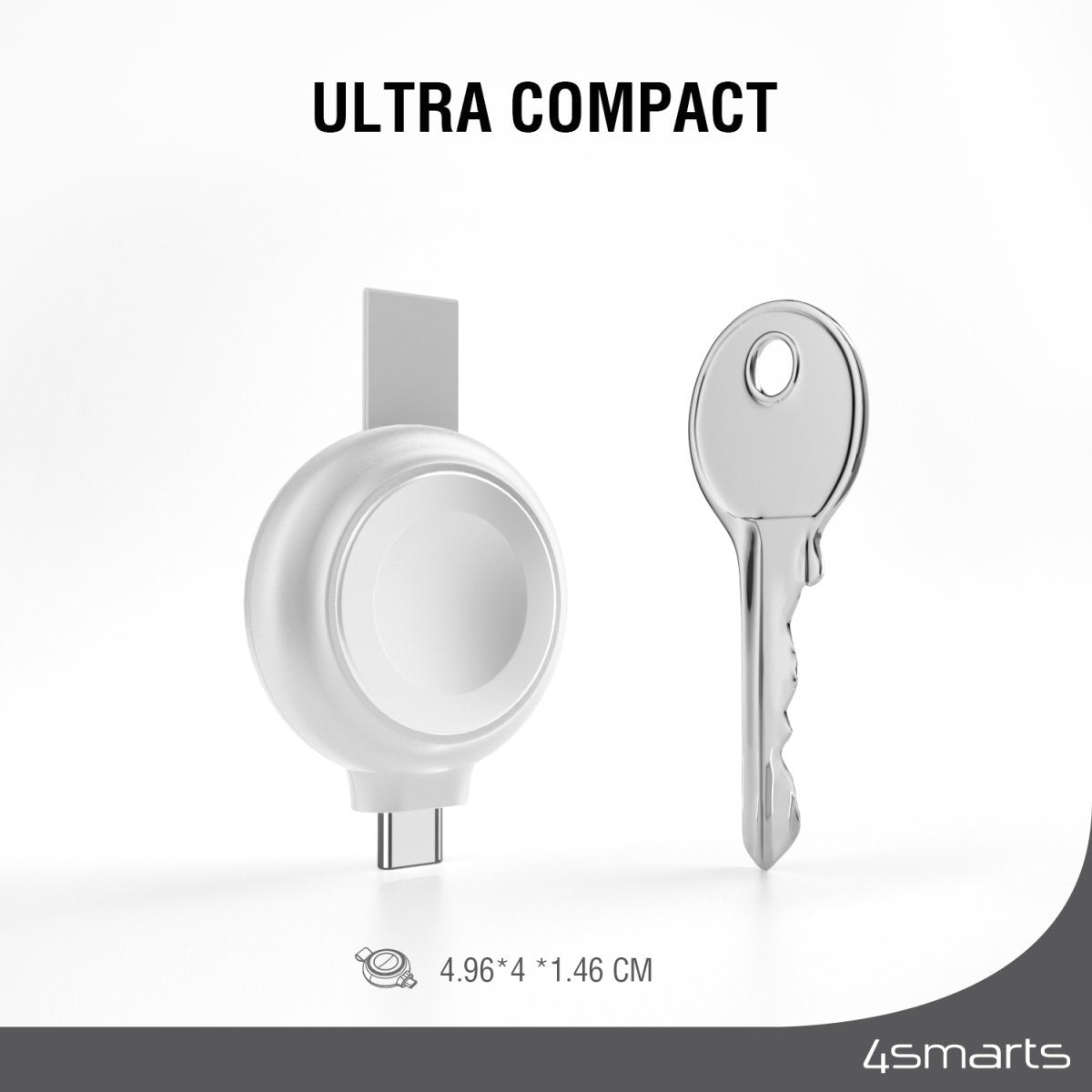 4smarts Mfi Fast Charger Para Apple Watch Plata