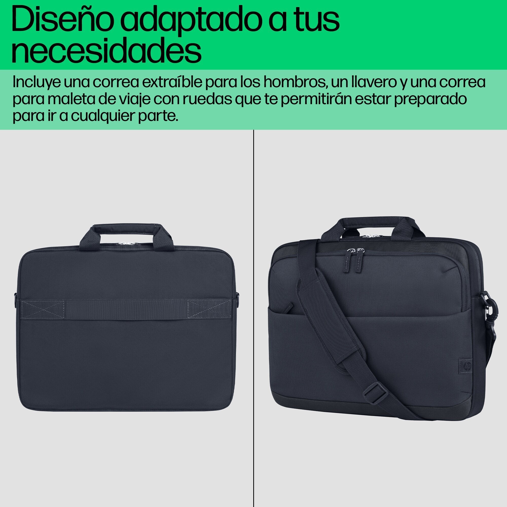 EAN 0198122601943 - HP Everyday 14 Odyssey Gray Laptop Bag 35,8 cm (14.1") Maletín Gris imagen 4