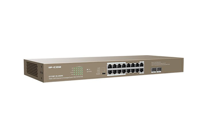 Switch 18 Puertos Tenda 16 Puertos Gigabit Ethernet 2 Puertos Sfp