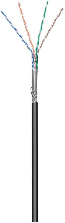 EAN 4040849572968 - Goobay 57296 cable de red Negro 100 m Cat5e SF/UTP (S-FTP) imagen 3