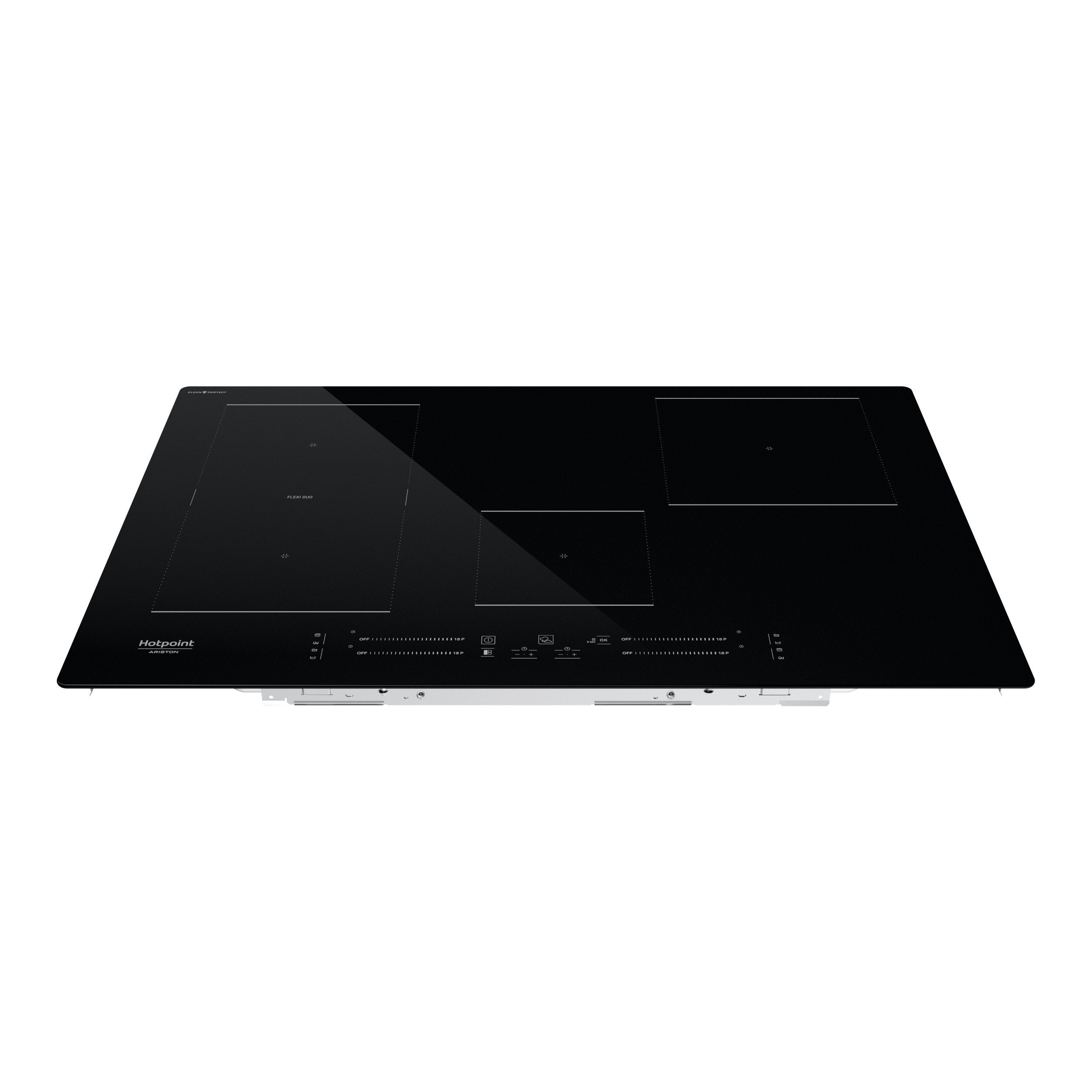Placa Hotpoint Hs 1377c Cpne Negro Integrado 77 Cm Con De Inducción 4 Zona(S)