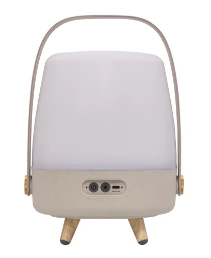 Lampa Przenosna Z Glosnikiem Lite-Up Play Mini Bezowa