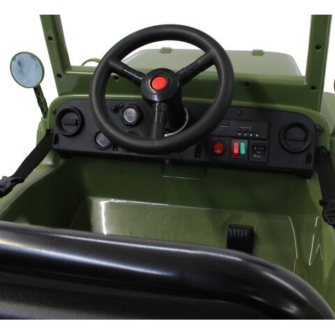Jamara Ride-On Jeep Willys Base Army Verde 3+