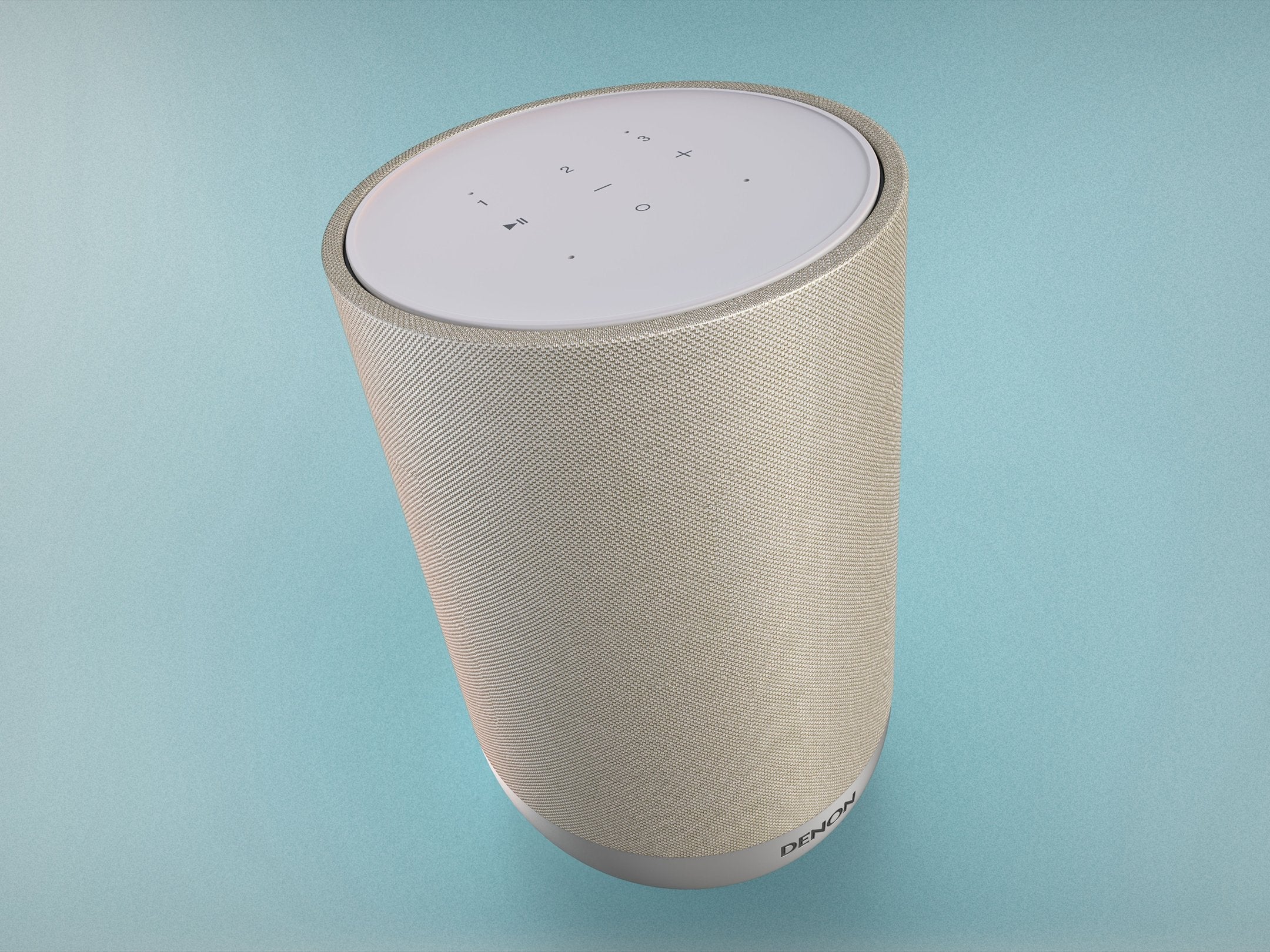 Denon Home 200 Silver Altavoz Inteligente Inalámbrico Con Tecnología Heos Y Sonido Dolby Atmos.