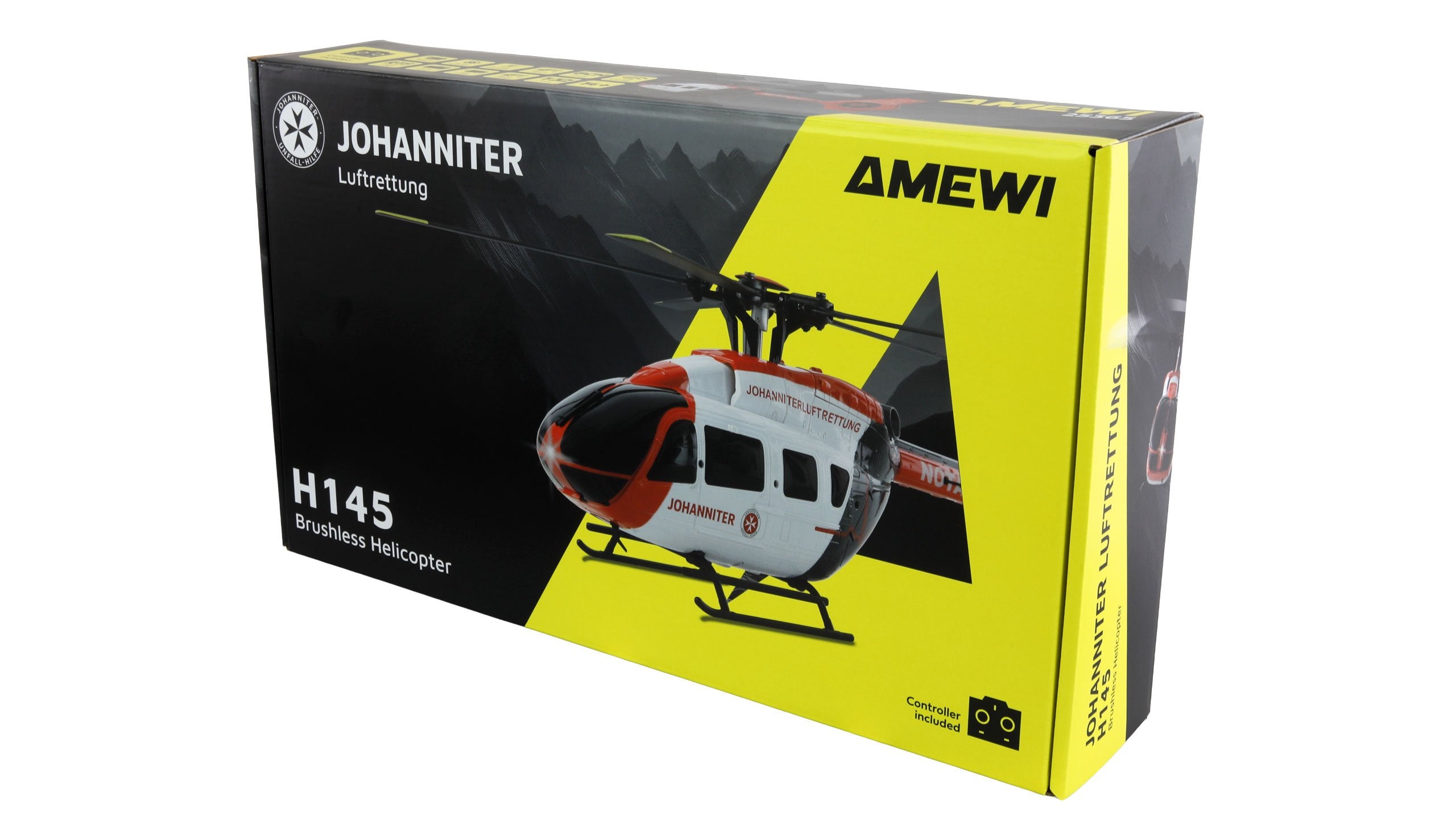 Amewi Johanniter H145 Helikopter Brushless 6kanal 6g Rtf 14+