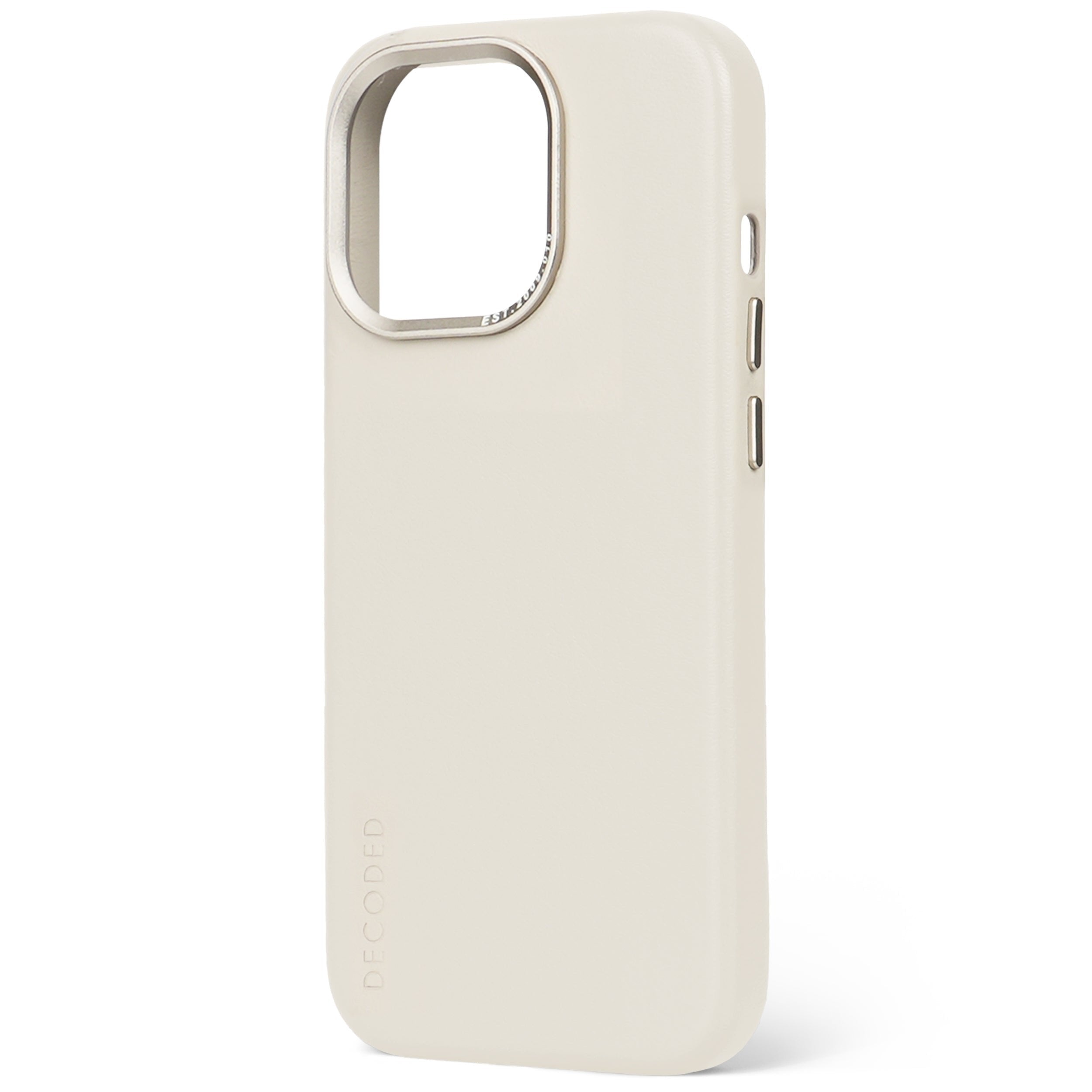 Decoded Leather Backcover For Iphone 15 Pro Clay