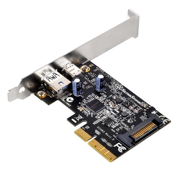 EAN 4710007222966 - Silverstone ECU03 tarjeta y adaptador de interfaz Interno USB 3.2 Gen 1 (3.1 Gen 1) imagen 1