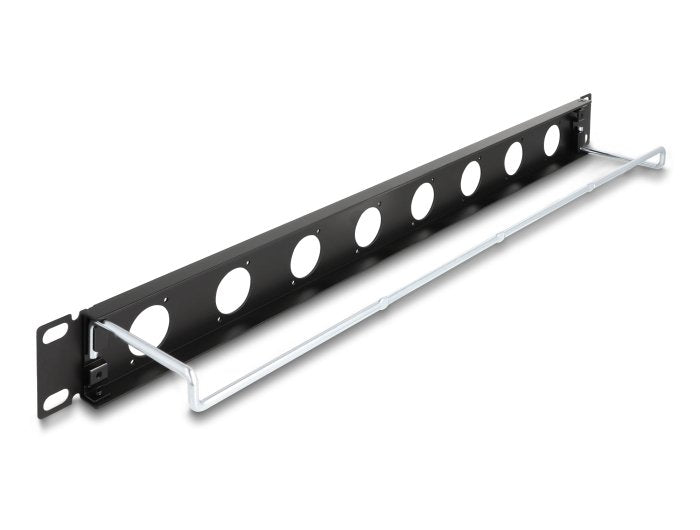 Delock 67059 Patchpanel Tipo-D De 19" Con Alivio De Tensión, 8 Puertos, 1u, Negro