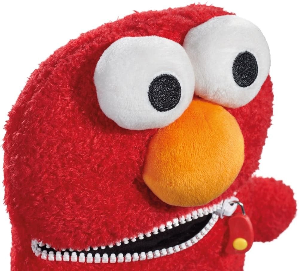 Schmidt Juega Al Comedor De Preocupaciones Elmo, Peluche (Rojo, Tamaño: 27,5 Cm)