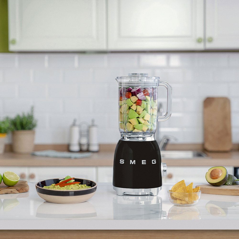 EAN 8017709328467 - Smeg BLF03BLEU licuadora 1,5 L Batidora de vaso 800 W Negro imagen 6