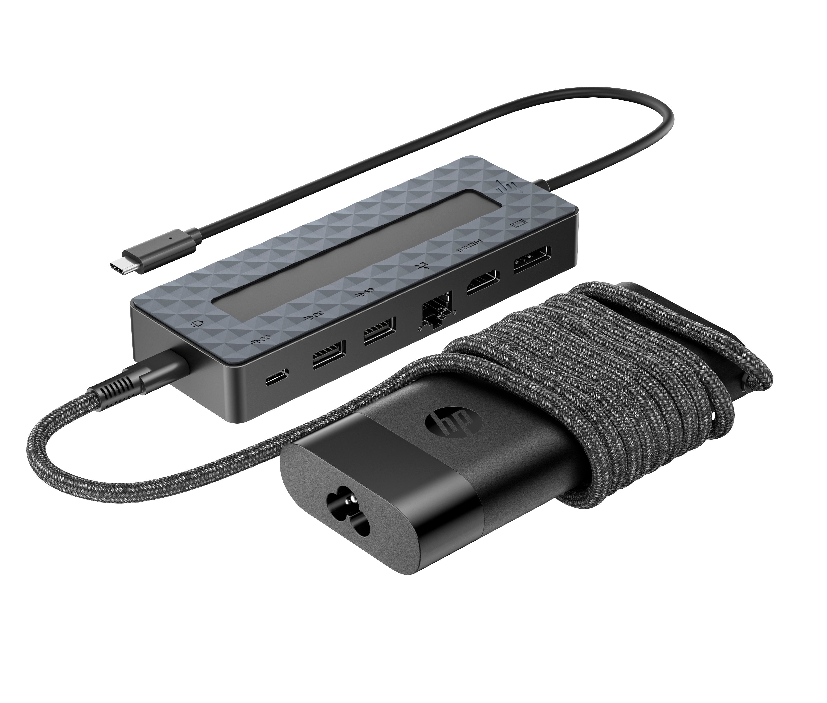 EAN 0197961554168 - HP Universal USB-C Hub and Laptop Charger Combo Alámbrico USB 3.2 Gen 1 (3.1 Gen 1) Type-C Negro imagen 3