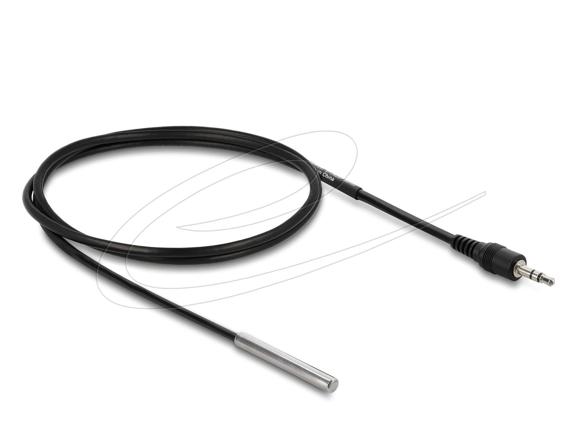 Delock Temperaturfühler-Cable Mit 3,5 Mm 3 Pin Klinkenstecker Ds18b20 1 M