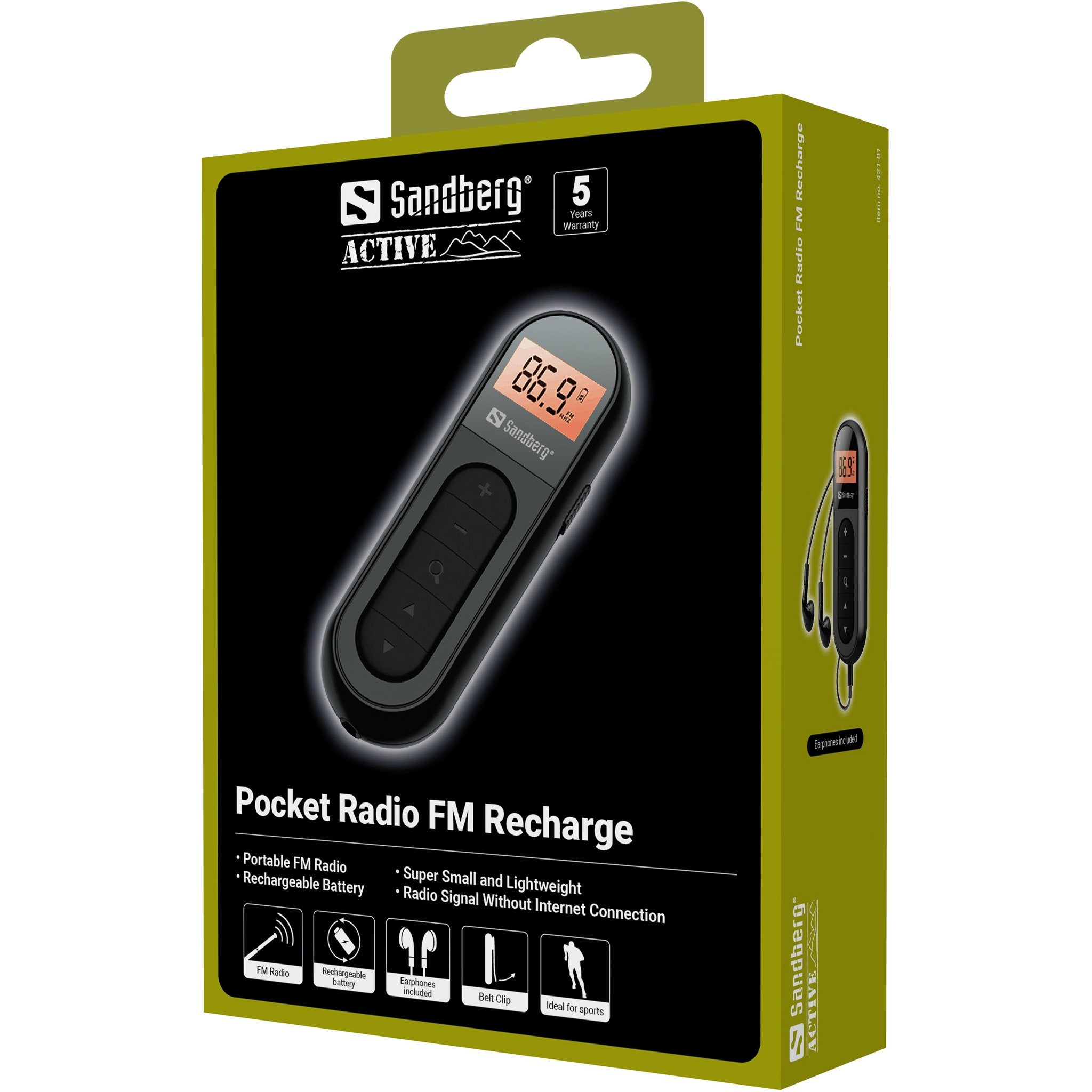EAN 5705730421013 - Sandberg 421-01 radio Portátil Negro imagen 11