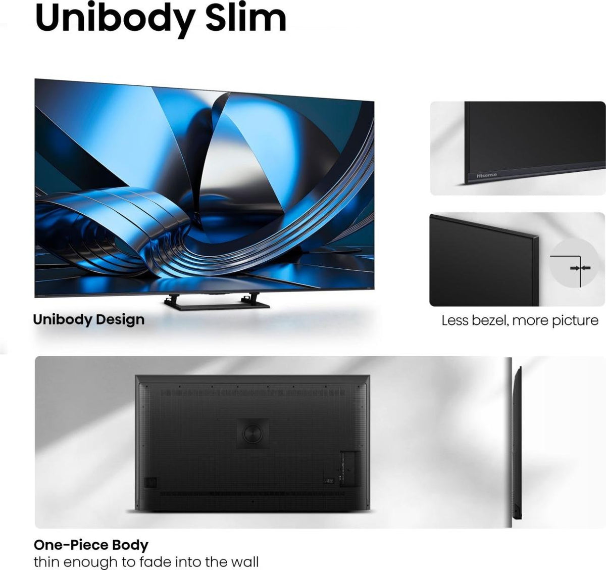 EAN 6942351433851 - Hisense 65U7SE 165,1 cm (65") 4K Ultra HD Smart TV Wifi Negro imagen 7