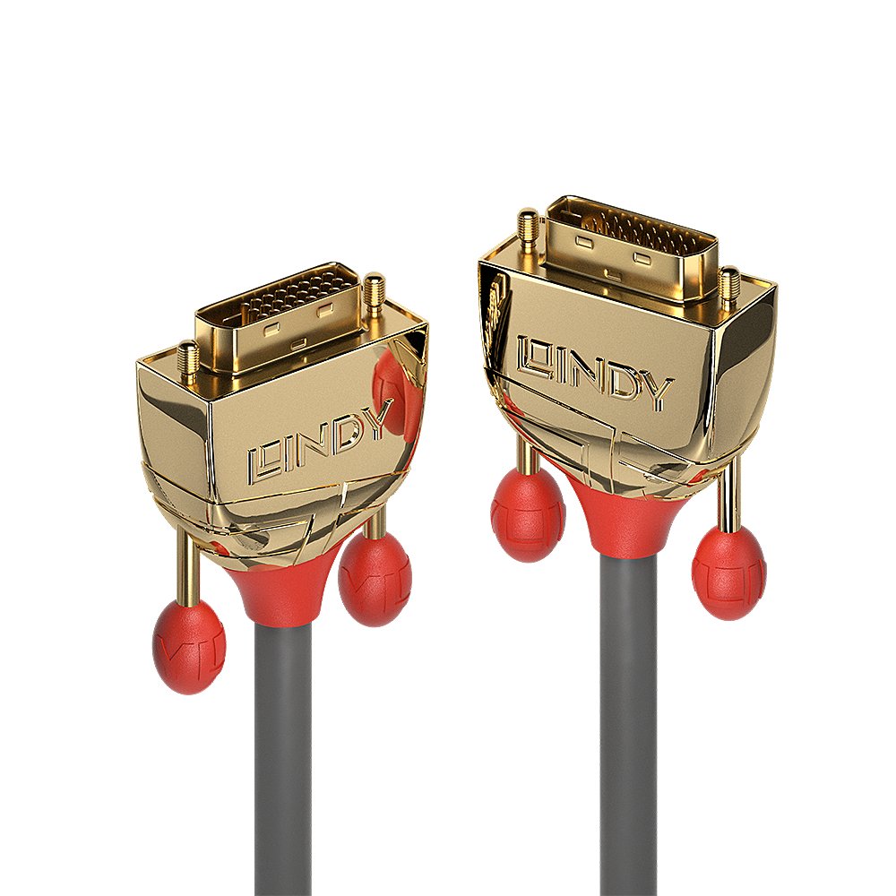 Cable Lindy Dvi-D Dual Link, Linea Gold, 7,5m