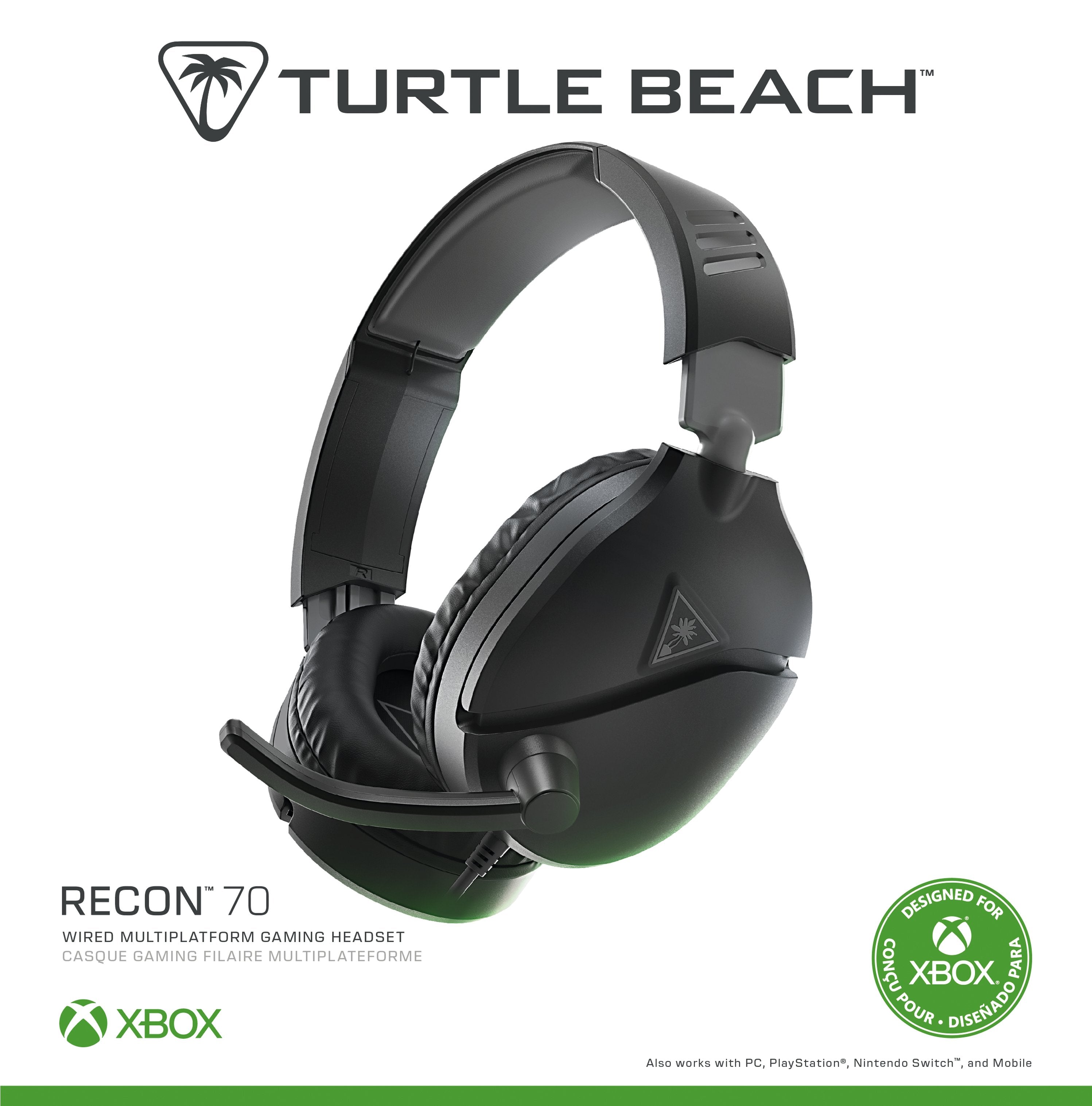 Auriculares Turtle Beach Recon 70 Alámbrico Diadema Juego Negro