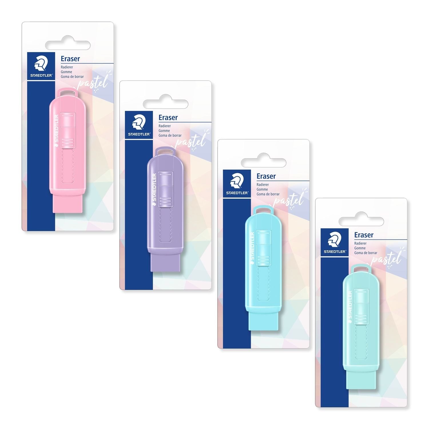 EAN 4007817063323 - Staedtler 525 PSBKPA goma Plástico Multicolor 4 pieza(s) imagen 1