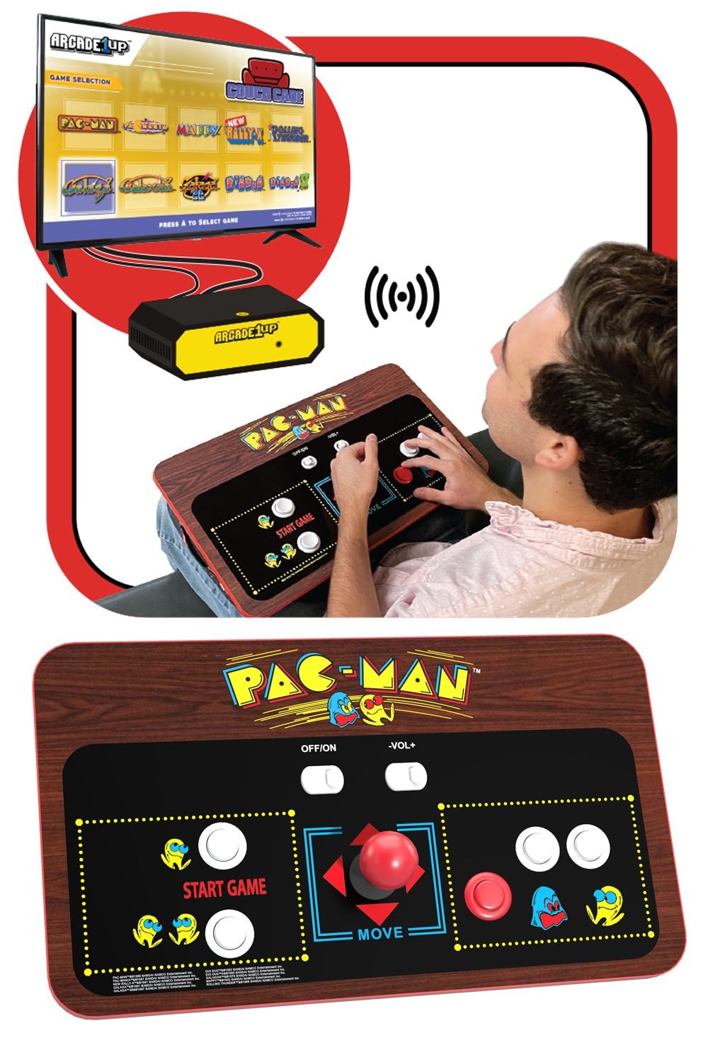 EAN 1220000276963 - Arcade1Up Pac-Man Couchcade Multicolor imagen 3
