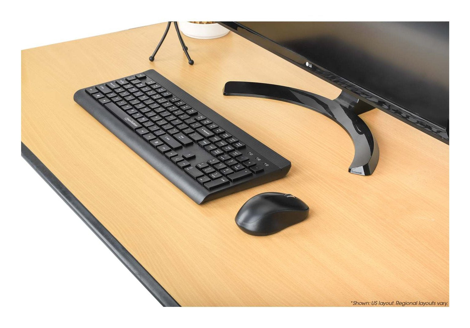 EAN 0766623180771 - Manhattan 180771 teclado Ratón incluido Universal RF inalámbrico QWERTY Negro imagen 3