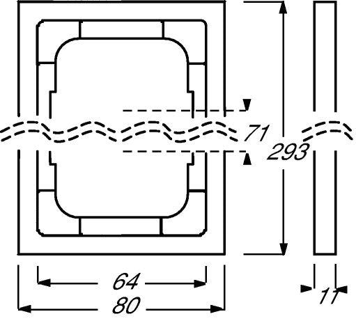 EAN 4011395128336 - Busch-Jaeger 1754-0-4422 placa de pared y cubierta de interruptor Negro imagen 2
