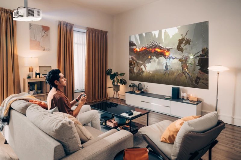 EAN 766907026825 - Viewsonic LS710-4KE videoproyector 3500 lúmenes ANSI DMD UHD 4K (3840x2160) Negro, Blanco imagen 21