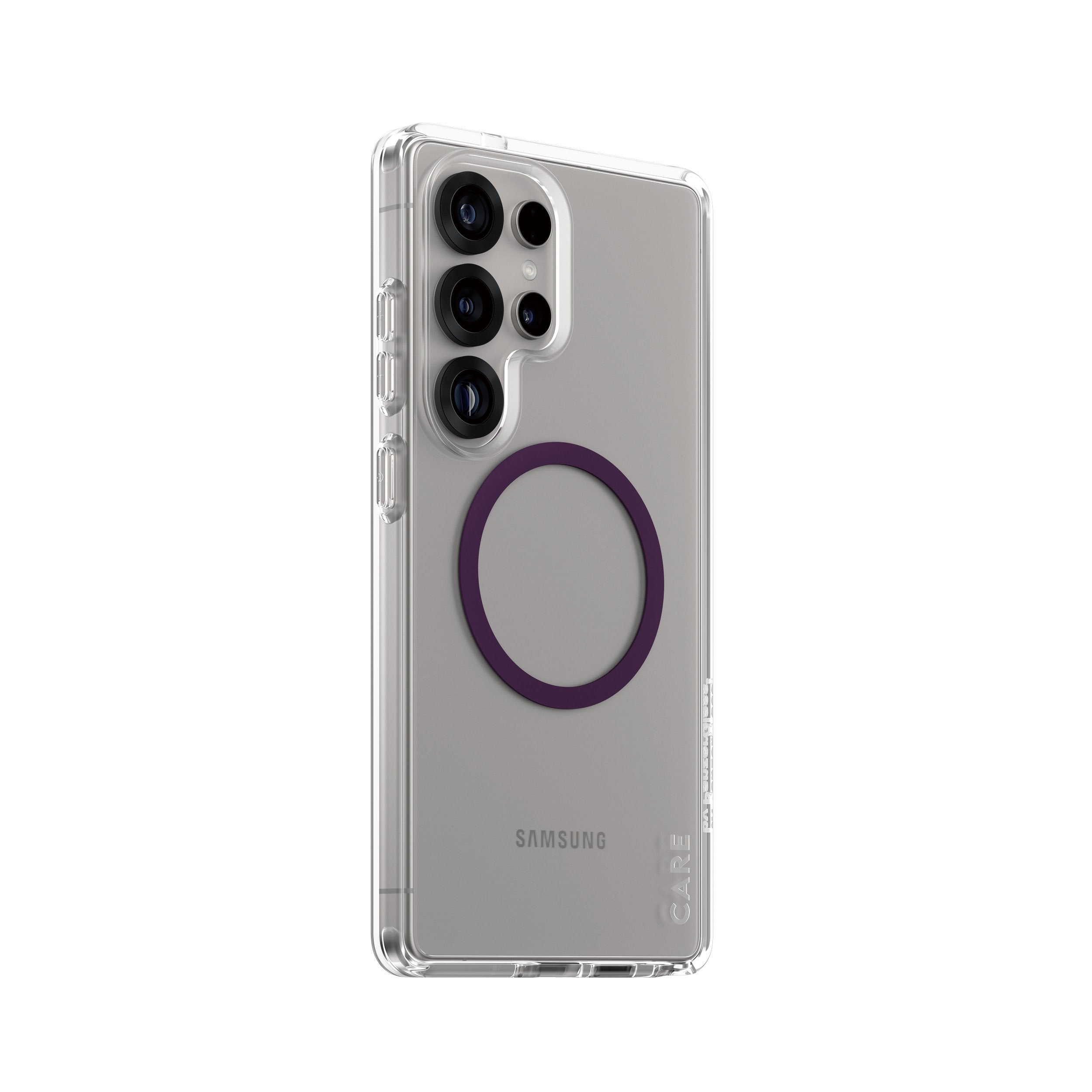 EAN 5715685016998 - PanzerGlass CARE™ by ® Urban Combat Case Transparent w. Plum Purple Qi Compatible Samsung Galaxy S25 Ultr imagen 1