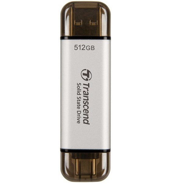 EAN 0760557863274 - Transcend ESD310 512 GB USB tipo A a USB tipo C 3.2 Gen 2 (3.1 Gen 2) Plata imagen 1