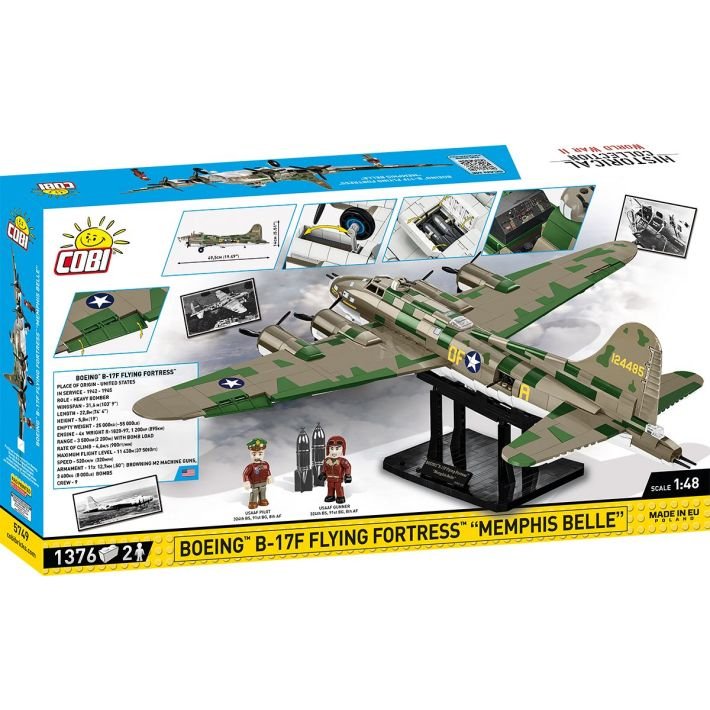 Cobi Boeing B-17f Flying Fortress "Memphis Belle" - Edición Ejecutiva, Juguete De Construcción Cobi-5749
